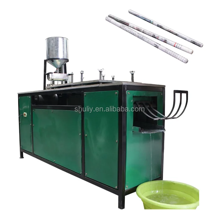 Professional Automatic Small Scale Waste Paper Pencil Making Machine 