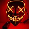 EL wire mask the purge election year movie handmade mask perfect for festival, raves, halloween and costume parties