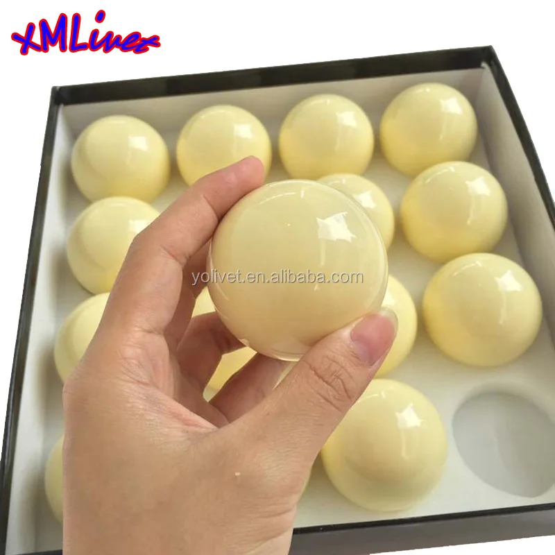 Xmlivet White Ball For Coin Billiard Table 54mm/57.25mm Resin