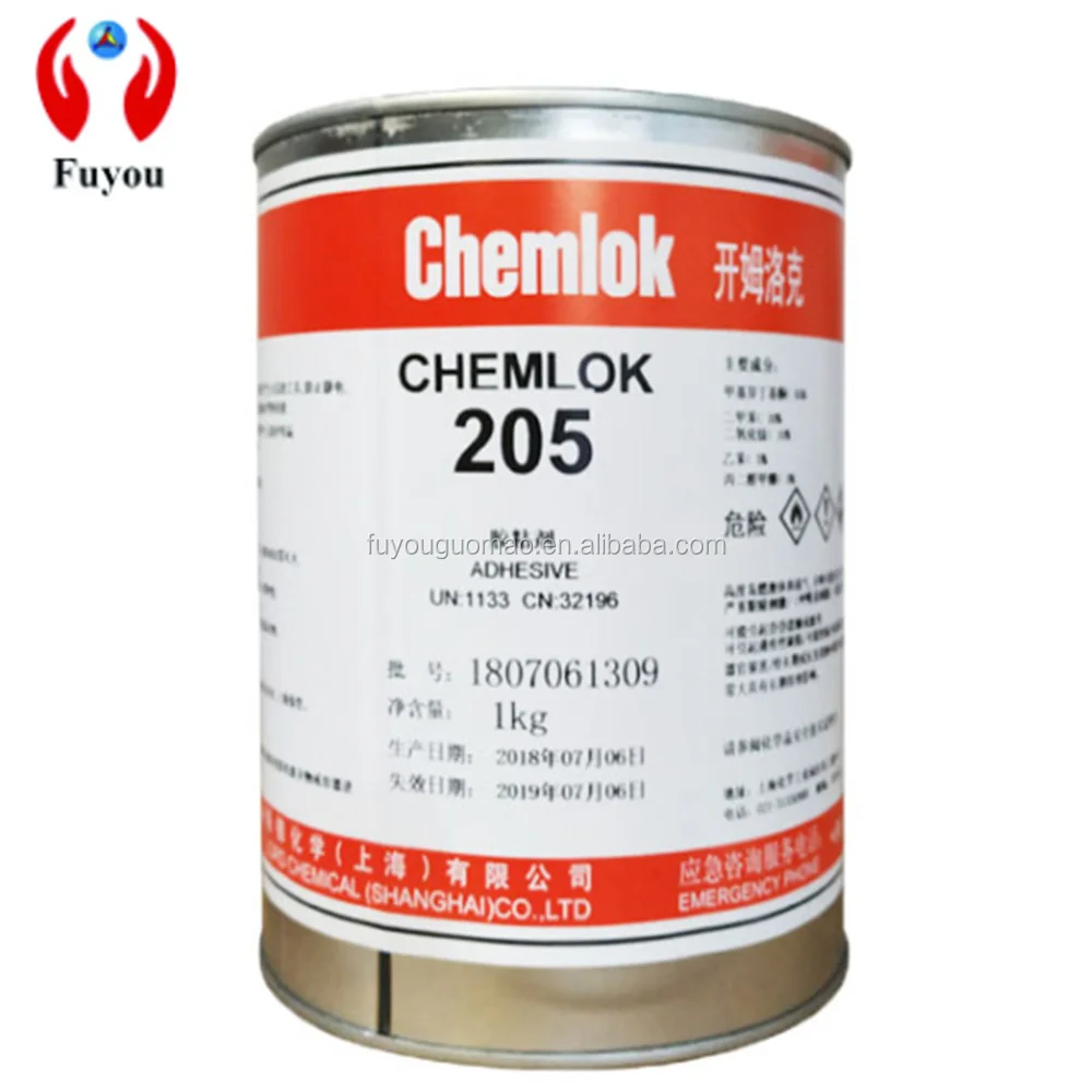 Shanghai Fuyou Lord Chemlok 205 Heat Curing Adhesive for Rubber Products
