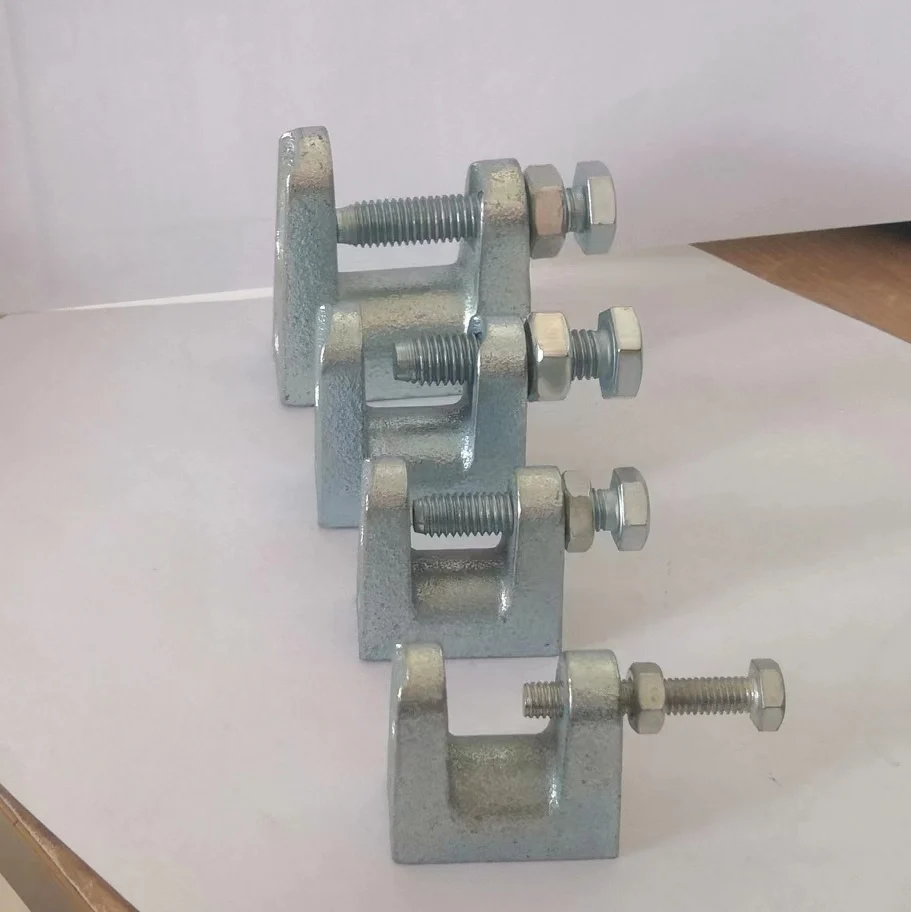 Ductile Iron tiger Mouth Clamp Beam Clamp C-shaped Steel Pipe Clamp ...