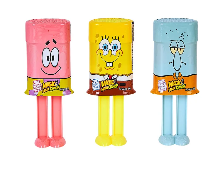 Funny Toy Magic Hair Fruit Flavors Jelly Gummy Candy Buy Fruit