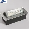 BW Pop Up Zinc Alloy Tabletop Socket / Desk Switch Outlet For Conference System