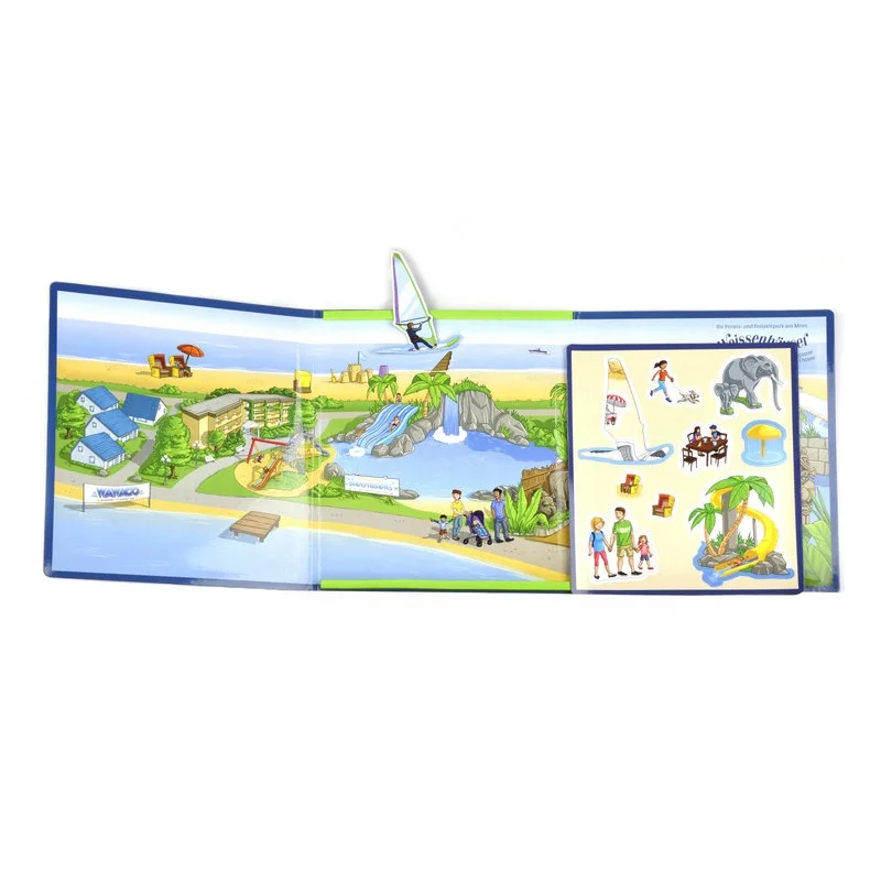 World Map For Kids Education Learning Three Fold Book
