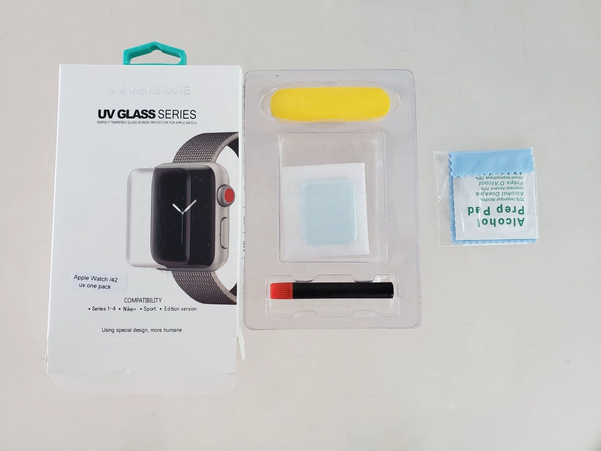 Newest Nano Uv Full Glue Screen Protector For Apple Watch 38mm 40mm
