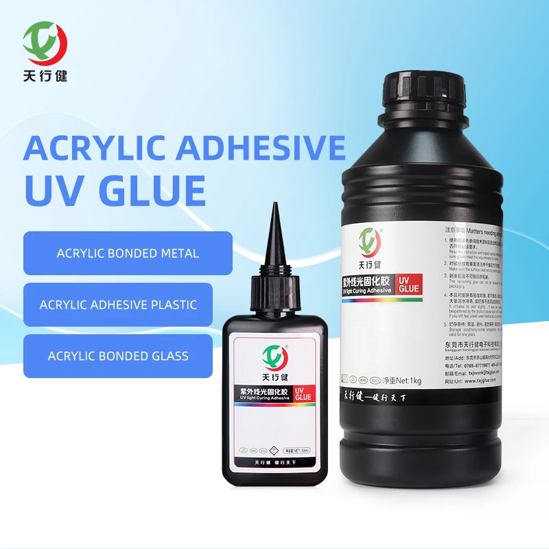 Factory Produces Acrylic Adhesive Pvc/pmma Plastic Uv Adhesive Buy