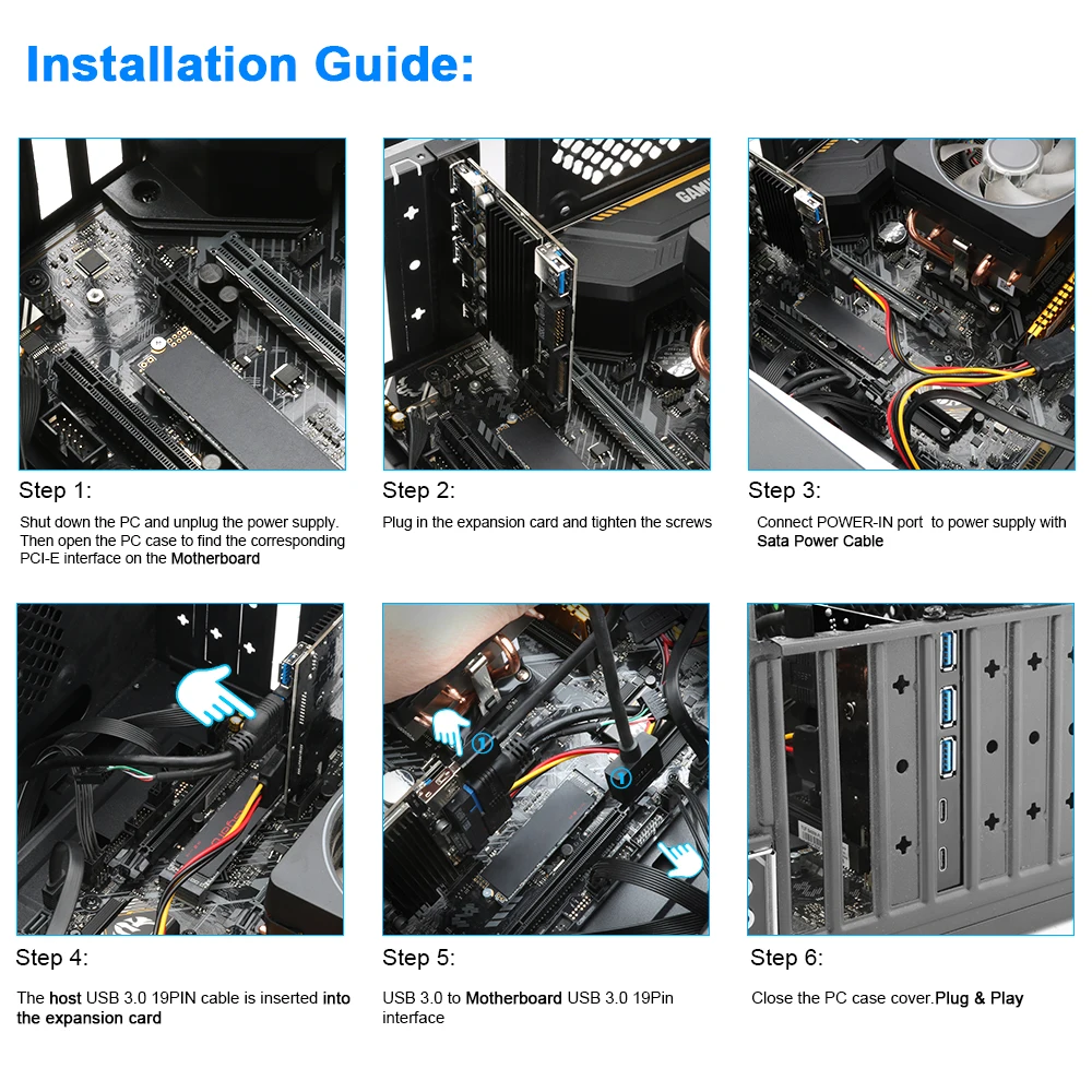 PCI-E to USB 3.0 Expasion Type-C