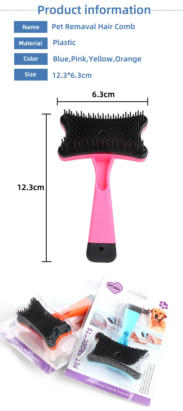 New Design Best Deshedder Pet Dog Hair Dematting Comb Brush Buy Pin