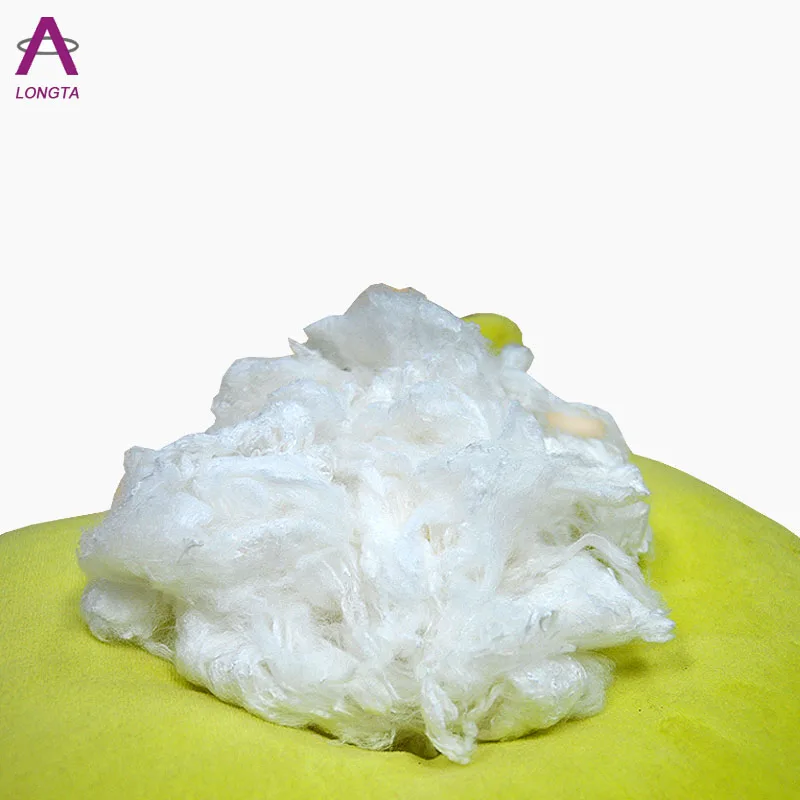 
manufacturer high quality white flame retardant FR viscose fiber rayon staple fiber for non-woven fabric 