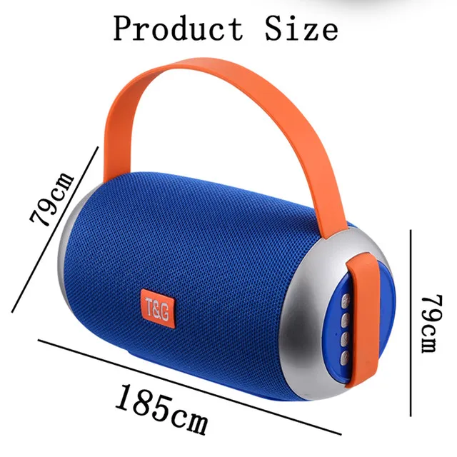 TG112 Column Waterproof 10W Loudspeaker Bass Outdoor Sports Soundbar Music Bluetooth 5.0 Speaker Portable Wireless Speaker - ANKUX.COM
