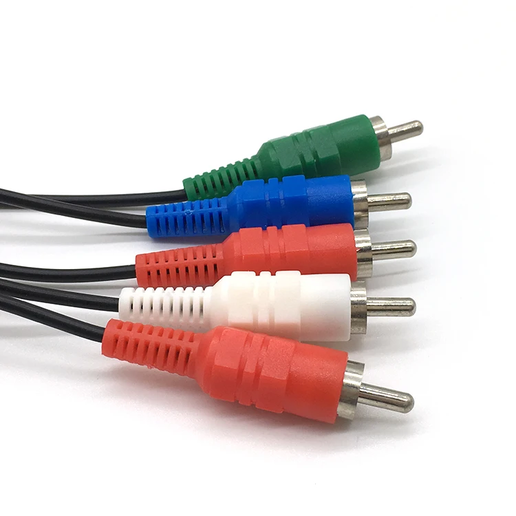 1.8m Hd Component Cable For Ps3 For Ps2 Rca Av Cord For Sony