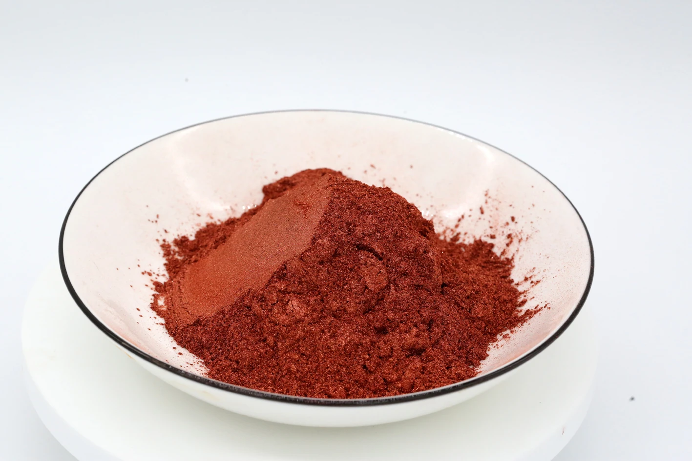 Fe2o3 Composite Iron Oxide Color Flash Red 25100um Synthetic Mica
