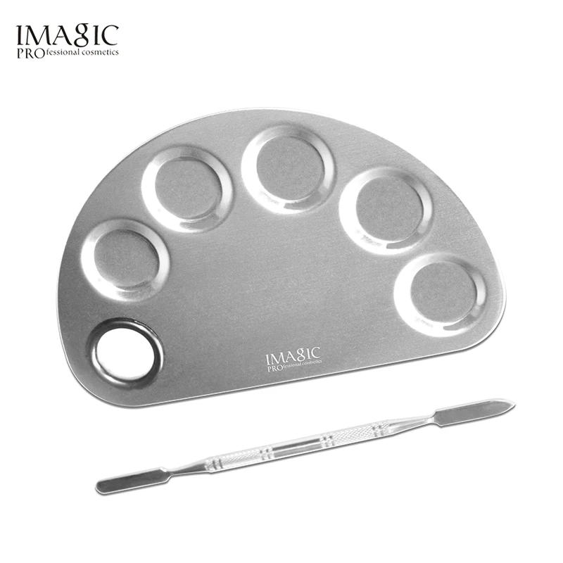 Imagic Stainless Steel Paint Palette For Water Color Acrylic Makeup ...