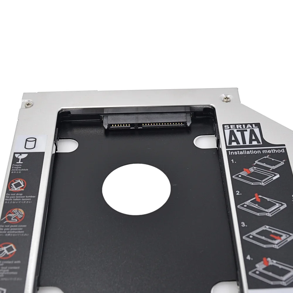 Hdd Caddy For Laptop 9.5mm 12.7mm 2nd Second Dvd 2.5 Sata Ssd Hard