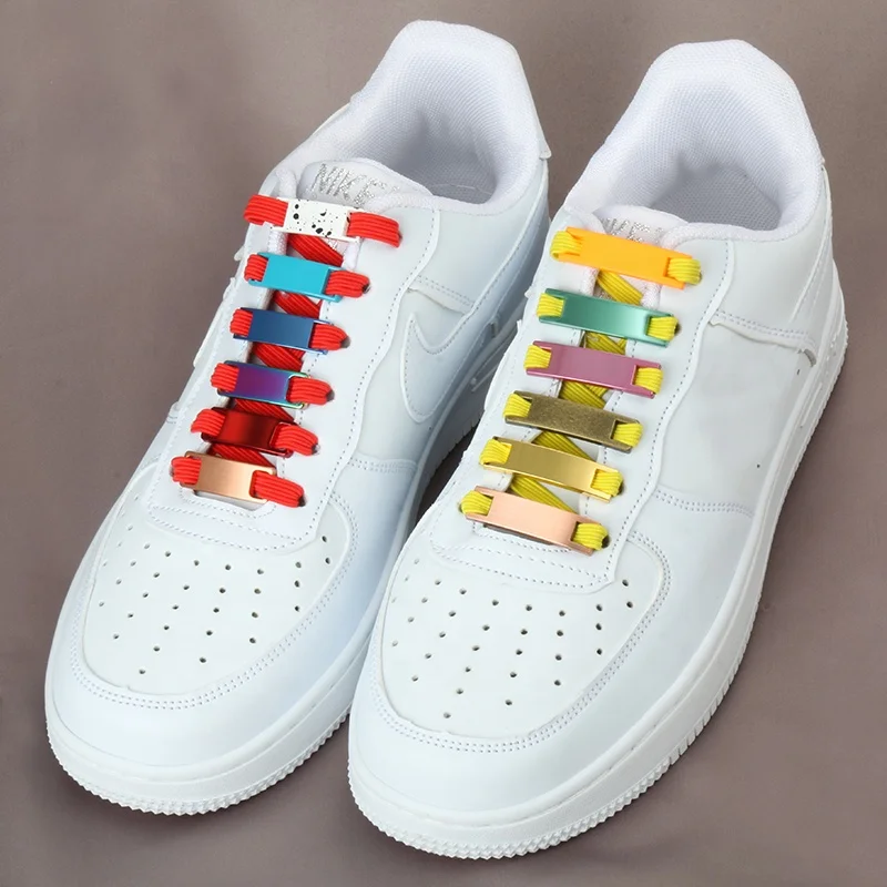 Custom Engraved Sneaker Shoelace Tag Dubrae Metal Af1 Printing Logo Shoe Laces Lock Metal Charms Dubraes