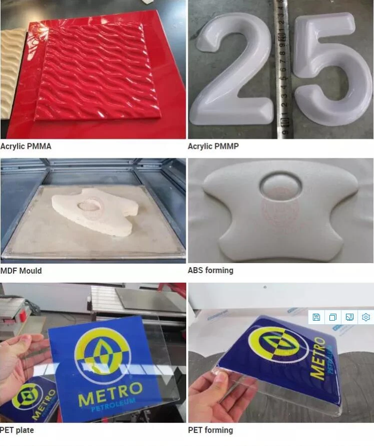 acrylic thermoforming machine for advertising 3d sig