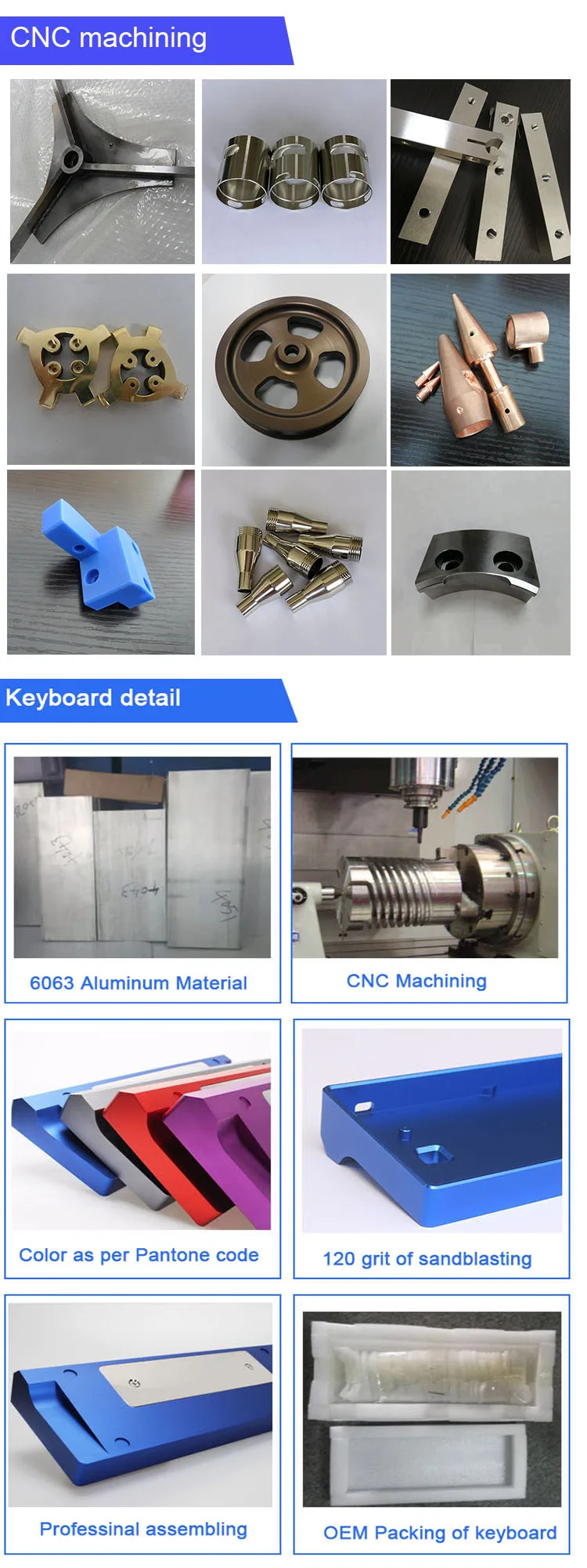 Red Anodized Aluminum 6063 Tkl Layout Mechanical Keyboard Case Buy