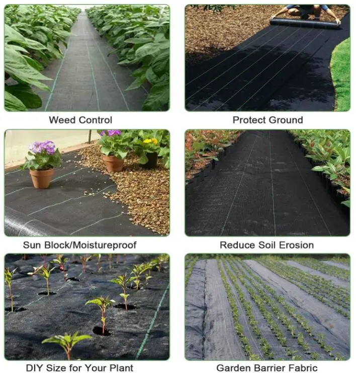 Weed Control Fabric 1mx50m Landscape Ground Cover Membrane Nonwoven