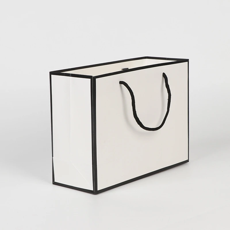 批发定制logo牛皮纸袋礼品提手