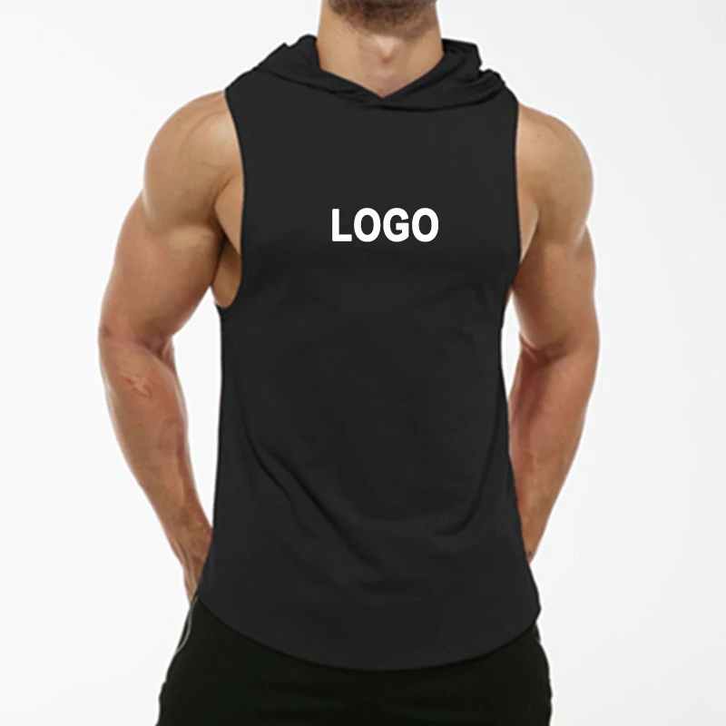 Herren Tank Top Hoodie – ärmelloses Muskelshirt Mit Kapuze – Für Fitness, Bodybuilding & Sport Im Sommer – Atmungsaktiv & Lässig