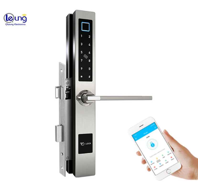 Factory Price Digital Fingerprint Deadbolt WiFi TTlock Smart Locks Smart Password Card Key Home Office Door Lock