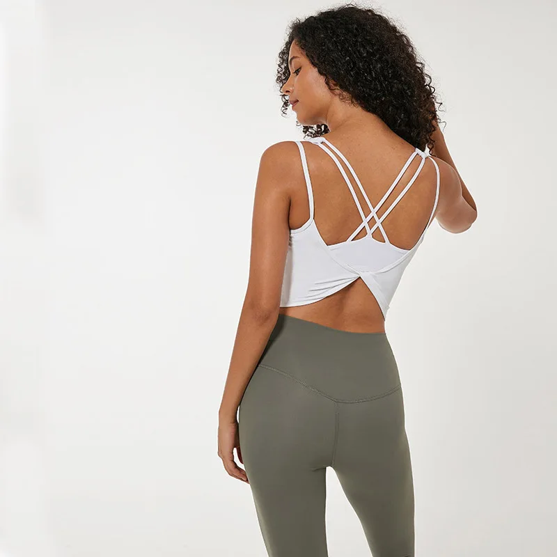 
2019 women sports modele de camisole plus size yoga camisole top 