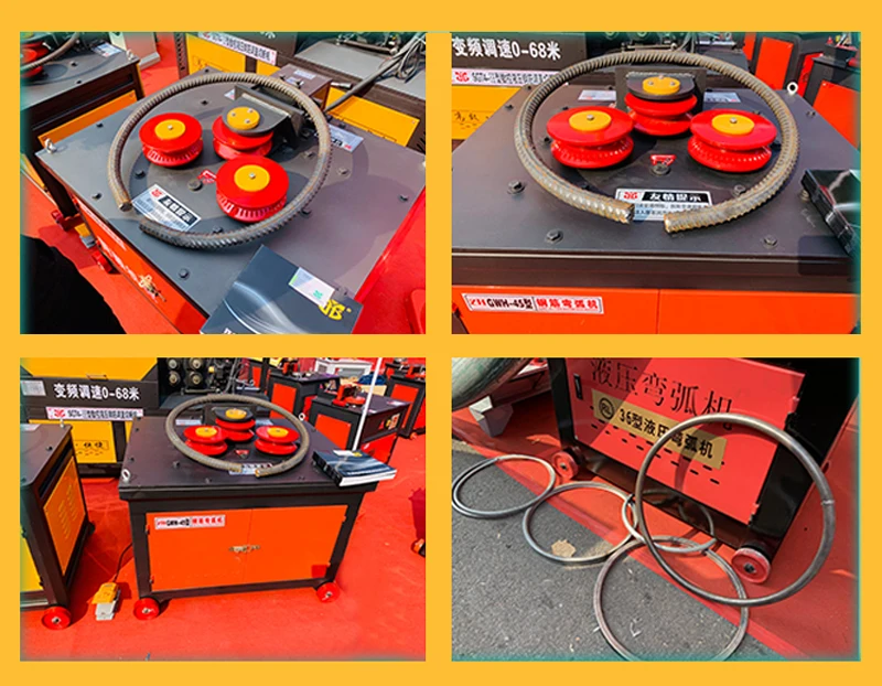 Reinforcement Arc Rebar Spiral Bender Steel Curved Circular Bending