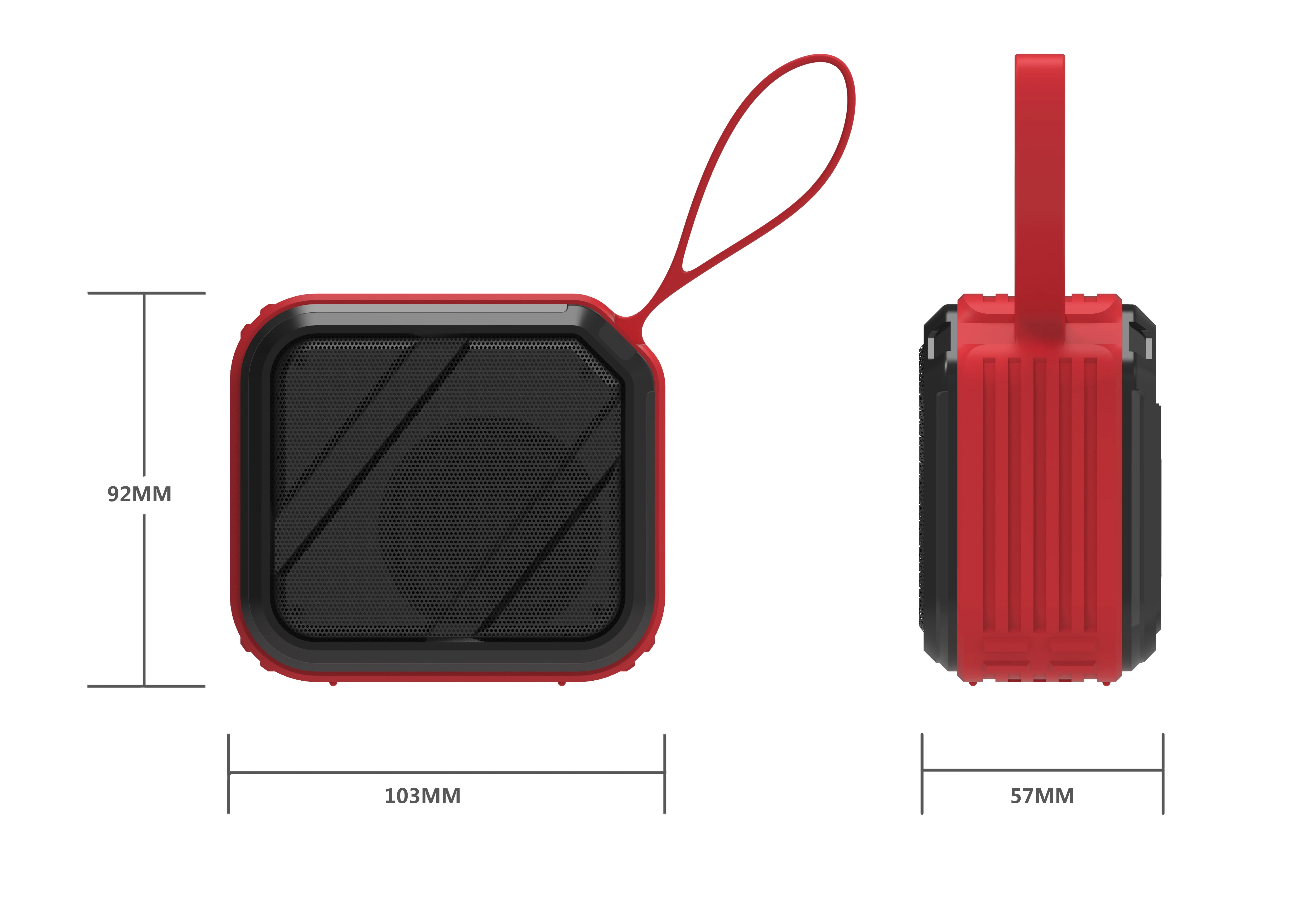 stereo full way active home audio Waterproof Speaker with radio - ANKUX.COM