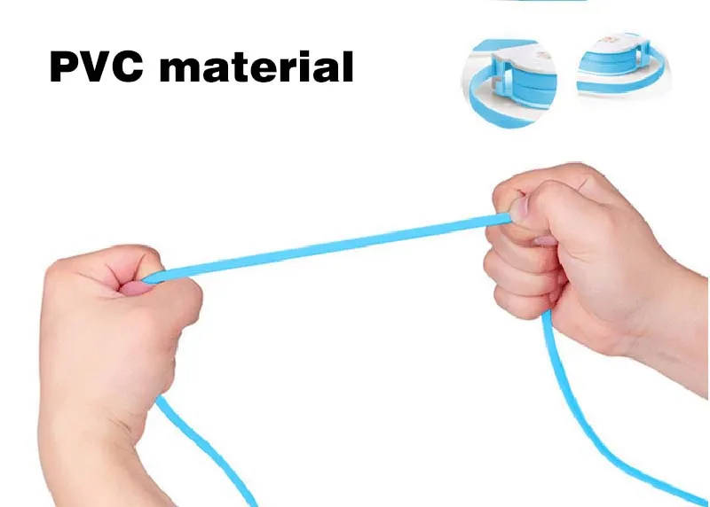 Factory directly 2 in 1 USB cable micro data cable OEM retractable usb cable - ANKUX.COM