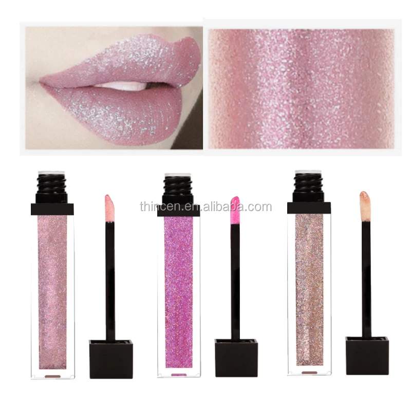 Private Label Nude Vegan Lip Gloss Luxury Custom Shiny Glitter Lip Gloss Lipgloss