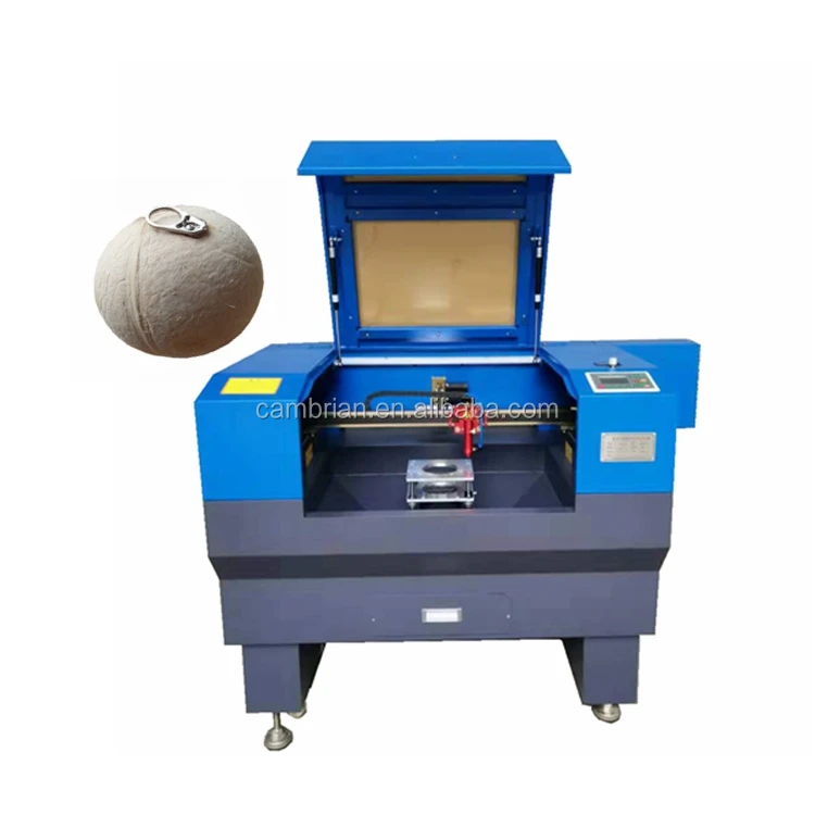 Tender Diamond Shape Coconut Logo Laser Engraving Machine With New