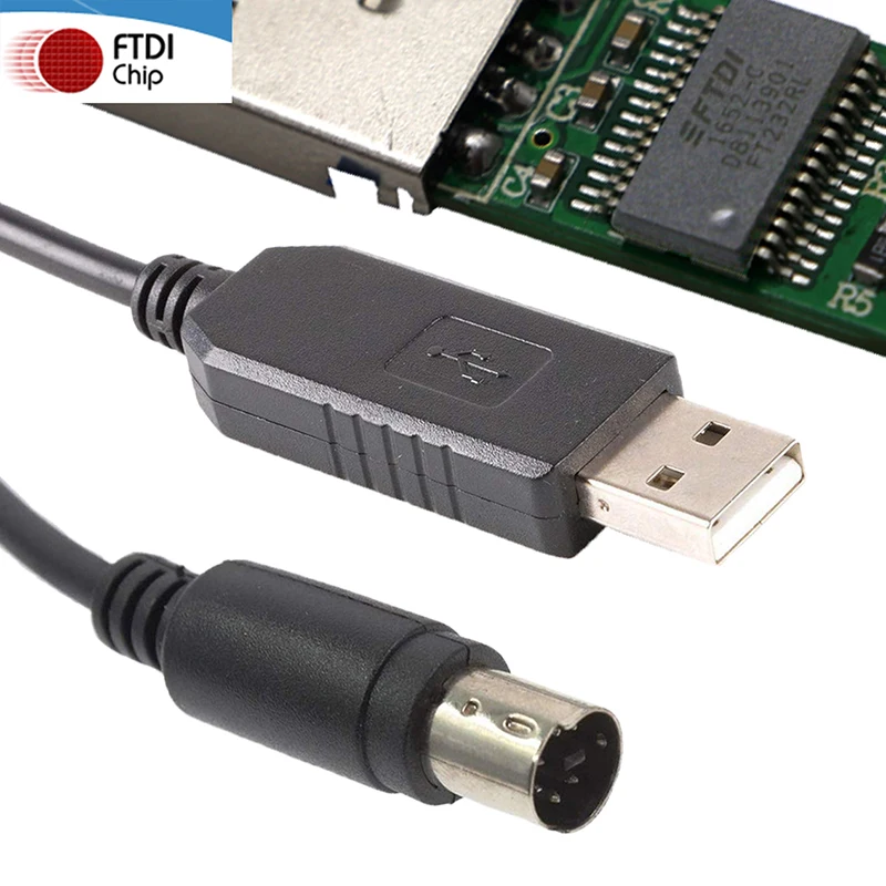 High Compatible Win10 Ftdi Ft232rl Usb To Mini Din 8pin Serial Adapter Cable Buy Usb To Mini 