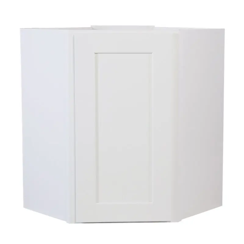 Frits Ready to Assemble 24 x 30 x 12 in Wall Cabinet Style 1-Door Corner in White