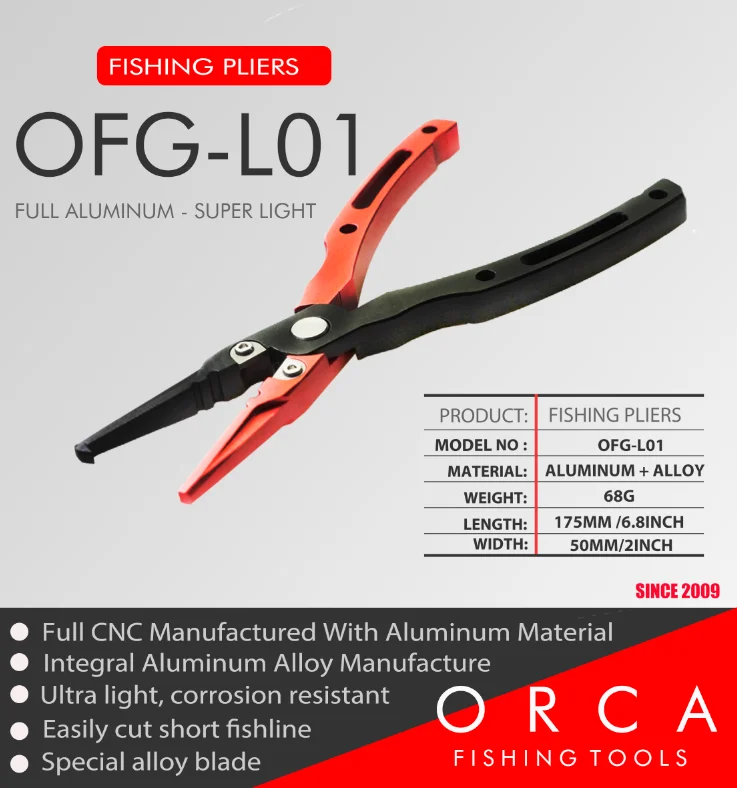 aluminum fishing pliers