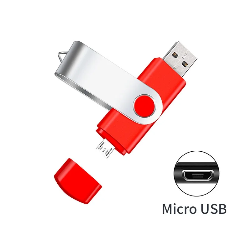 OTG USB Flash Drive 128GB 64GB 32GB 16GB 8GB 4GB 2GB Pen Drive Smartphone Pendrive OTG 2.0 USB Flash Drive - ANKUX.COM