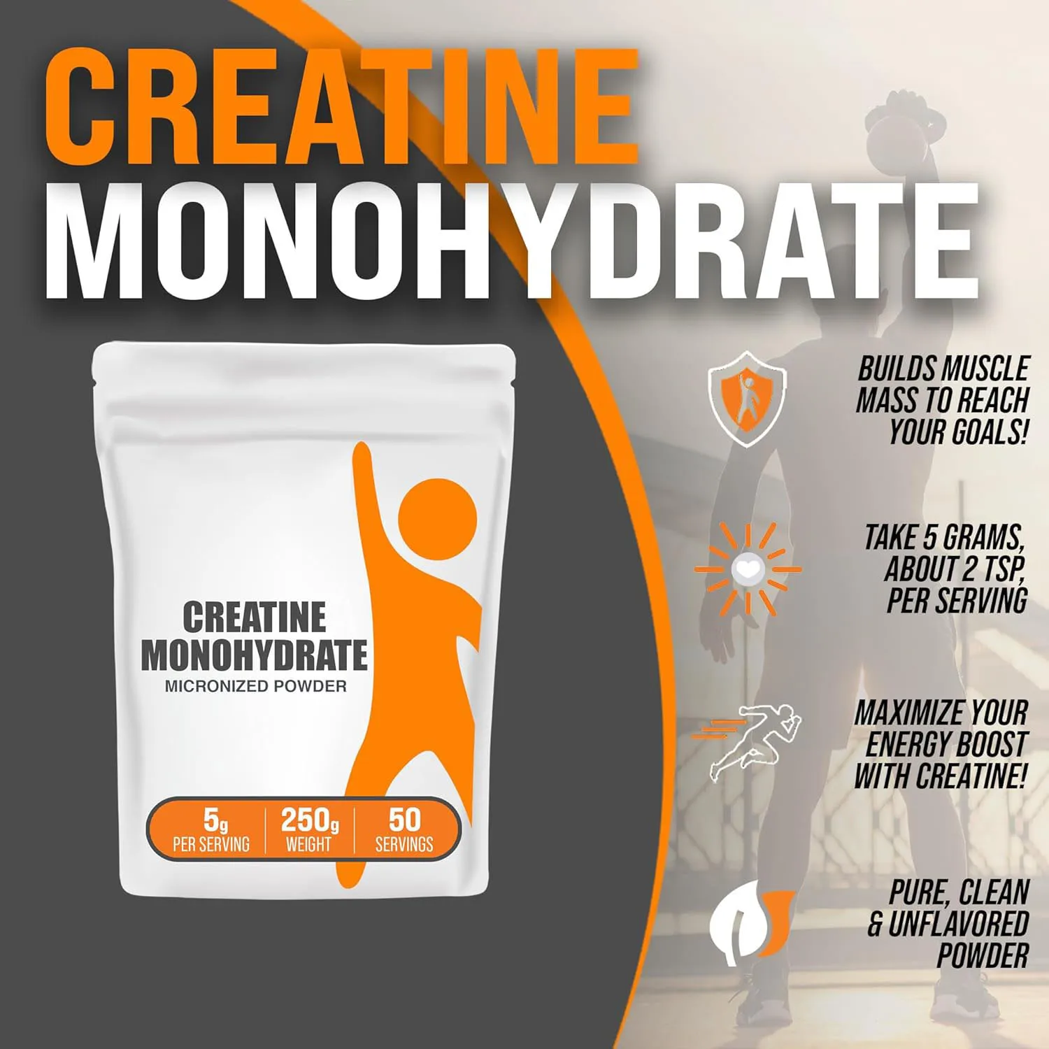 Creatine Monohydrate Powder Effectively Increase The Coarseness Of Muscle Fibers Hot Sell