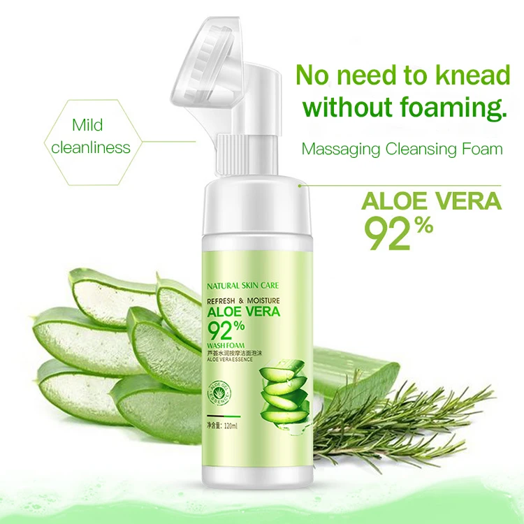 cleansing foam aloe vera
