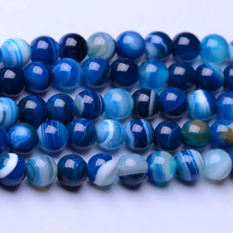 blue lace agate beads