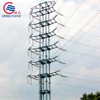 33kv transmission line galvanized steel poles design tower&electrical steel transmission line poles,transmission pole