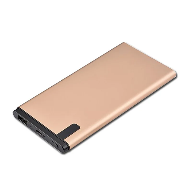 Portable Ultrathin power bank8000mAh/ 10000mAh LED Light Brushed Aluminum Dual USB Backup Battery for Phone and Tablet - ANKUX.COM