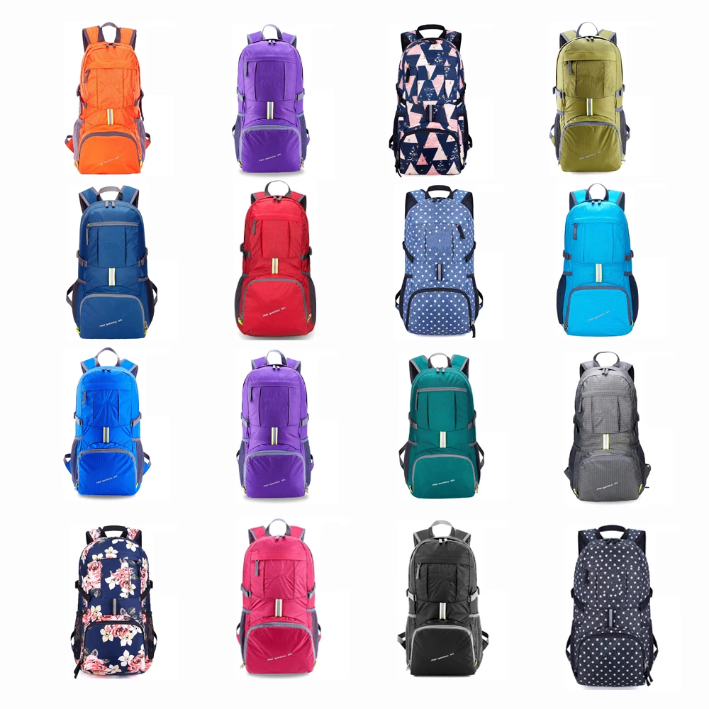 FREE SAMPLE Custom Ultralight Packable Durable Waterproof Handy Foldable Travel Cycling Hiking Camping Outdoor Daypack Backpack