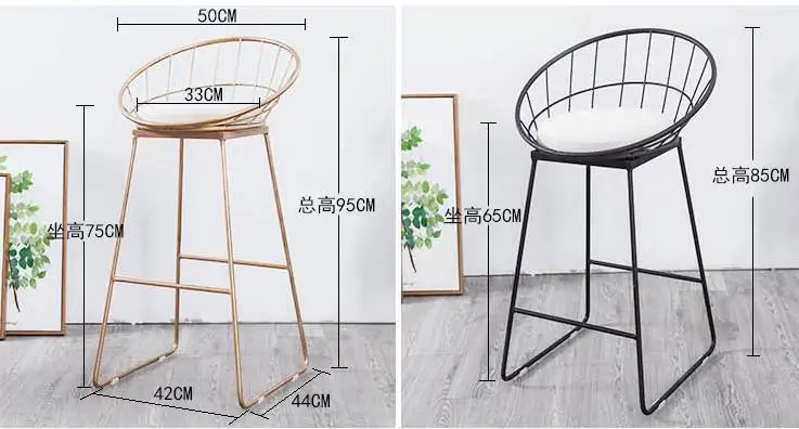 factory price  modern  hot sale newest design golden chair dining