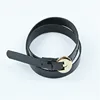 Fast delivery China offers black exquisite buckle belt for ladies