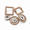2019 Fashion snap button custom styles are not rusty alloy Custom color snaps clip buttons