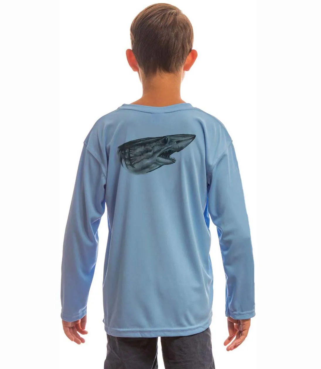 Kid Customizable Pattern Monochrome Upf 50+ Sun Protection Longsleeved