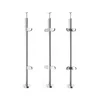 Stainless steel glass railing posts with brackets/plexiglass railing/glass post