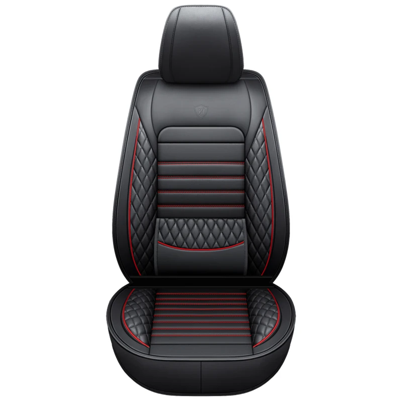 
2020 Latest Design Black PVC Faux Leather Car Seat Covers 