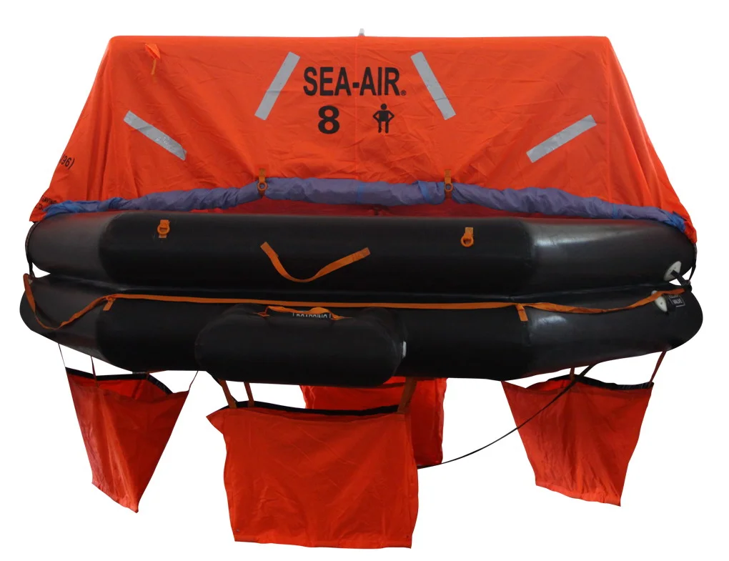 SOLAS A/B Pack Throw Overboard Inflatable Liferaft, View Throw ...