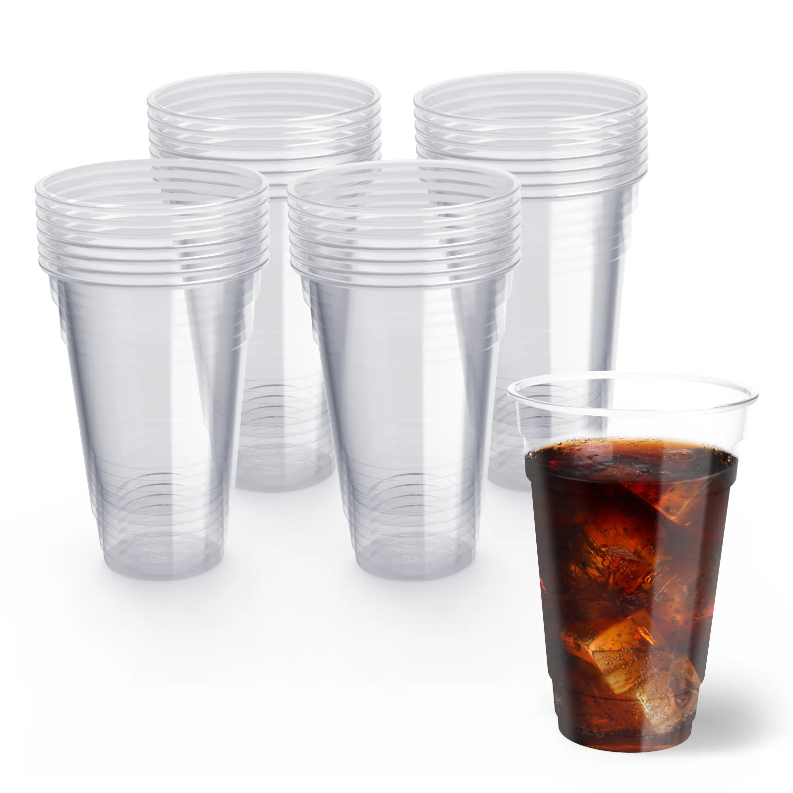 Clear Disposable Plastic Cups 17oz For Beverage Buy Disposable