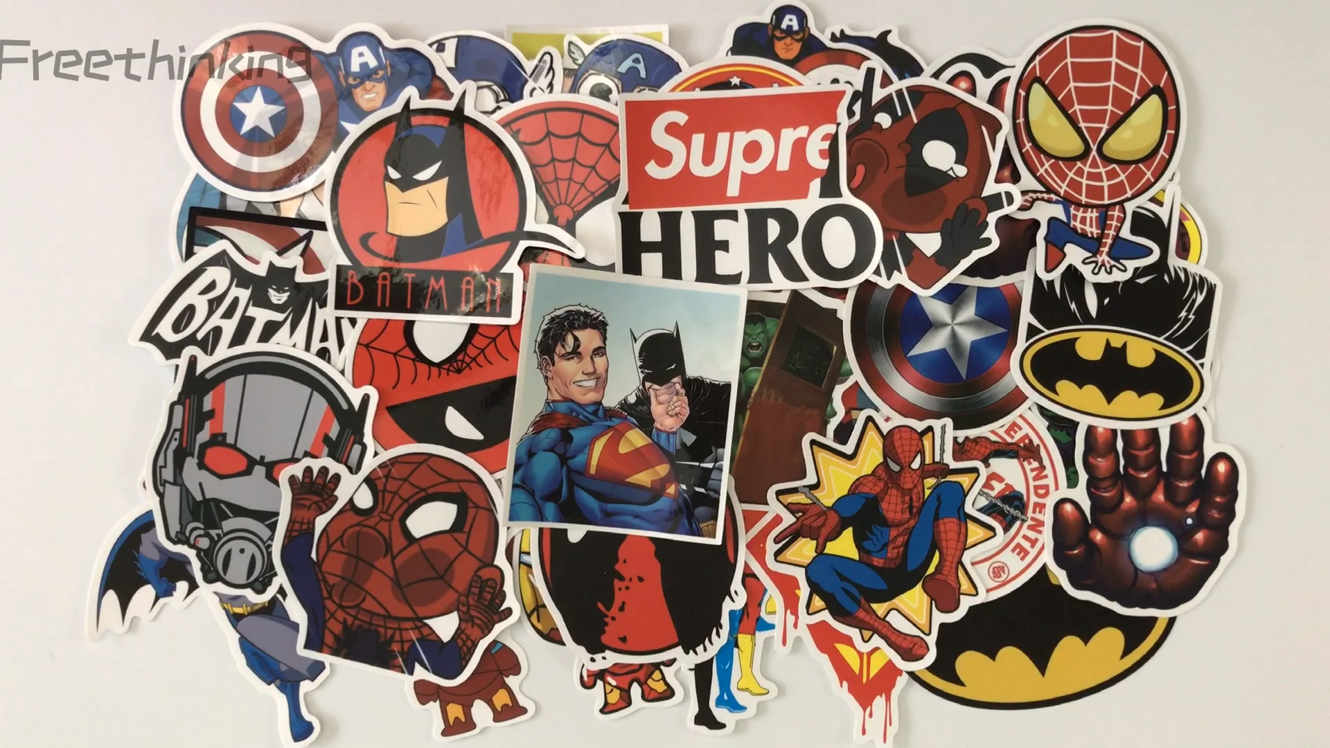 ZY0273C Marvel Superheroes Graffiti Stickers - Waterproof Vinyl